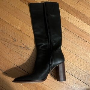 Vince Camuto Leather Knee High Boots